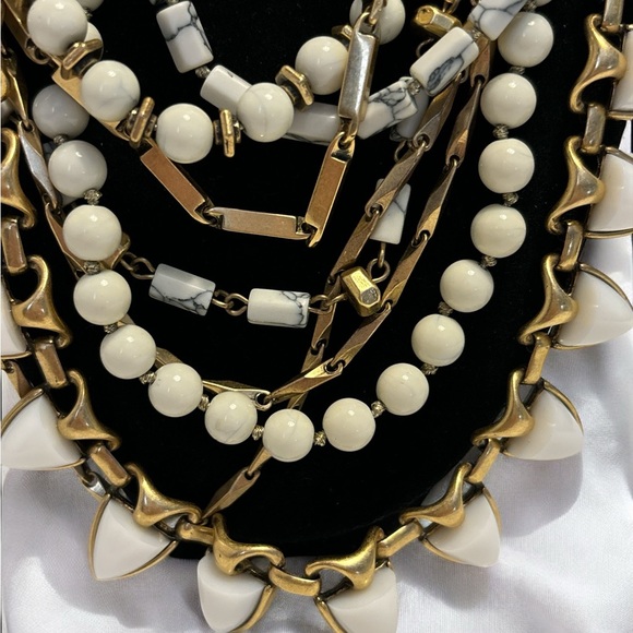 Stella & Dot Gold Tone Sutton Necklace 15”+3-1/2” - Picture 4 of 7